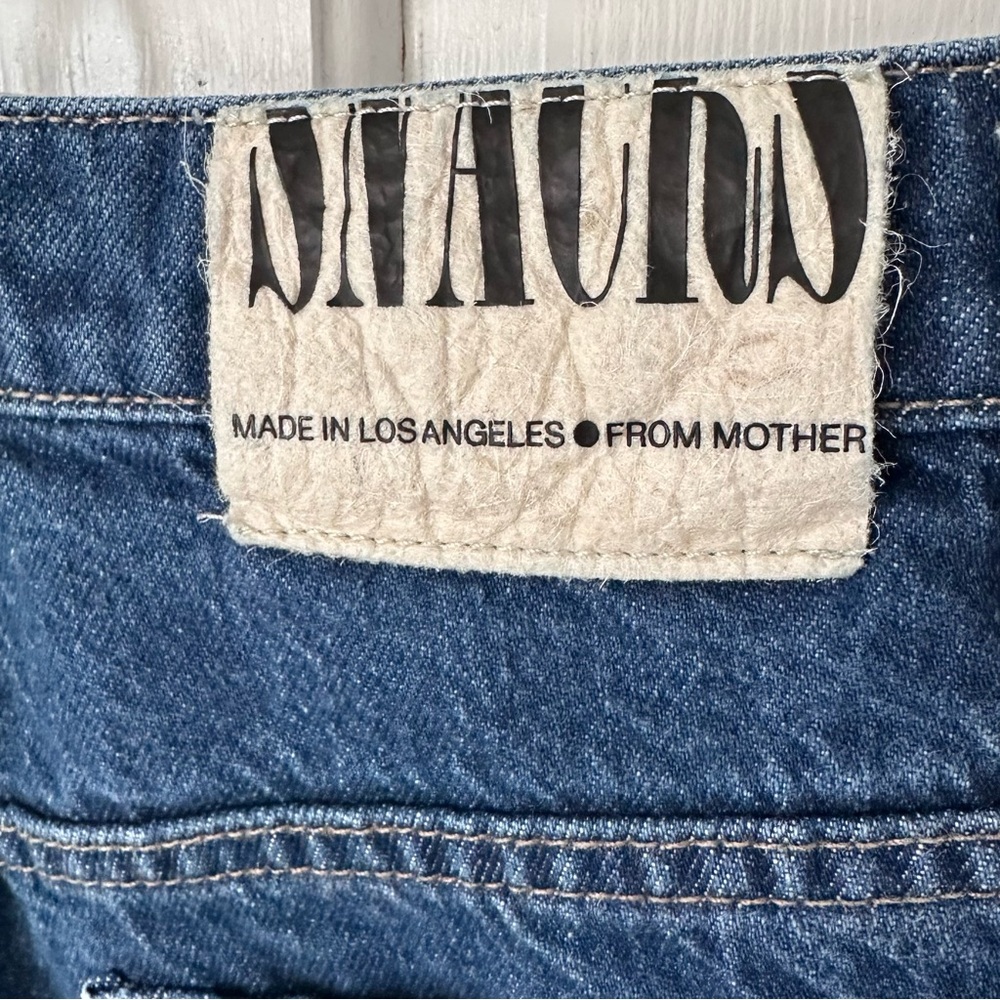 Snacks MOTHER Jeans Double Stack Ankle Cold Brew Tapered High Rise Size 25 - Picture 5 of 16